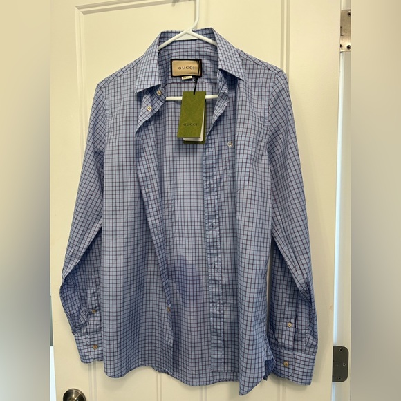 NWT Authentic Gucci button down size 15 - Picture 1 of 8